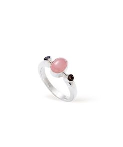 Pierscionki Berries&Co | Pierscionek Bonbon Guava Quartz Silver 925 Srebro