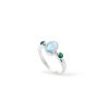 Pierscionki Berries&Co | Pierscionek Bonbon Larimar Silver 925 Srebro