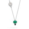 Naszyjniki Berries&Co | Naszyjnik Bonbon Chrysoprase Silver 925 Srebro