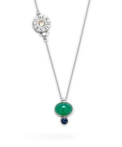 Naszyjniki Berries&Co | Naszyjnik Bonbon Chrysoprase Silver 925 Srebro